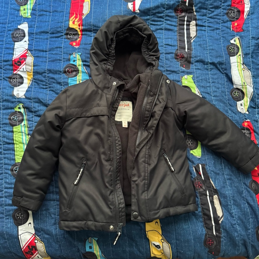 Cat & Jack Black Puffer Jacket for Kids